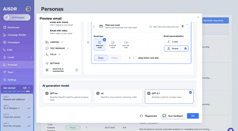 How to fine-tune persona on the fly