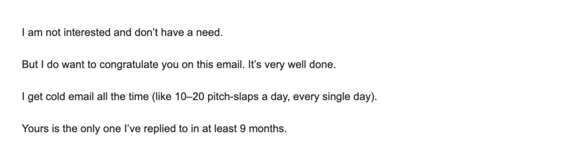 AiSDR email for the Wall of Love page - 33