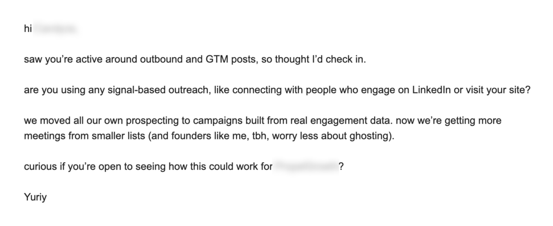 AiSDR email for the Wall of Love page - 32