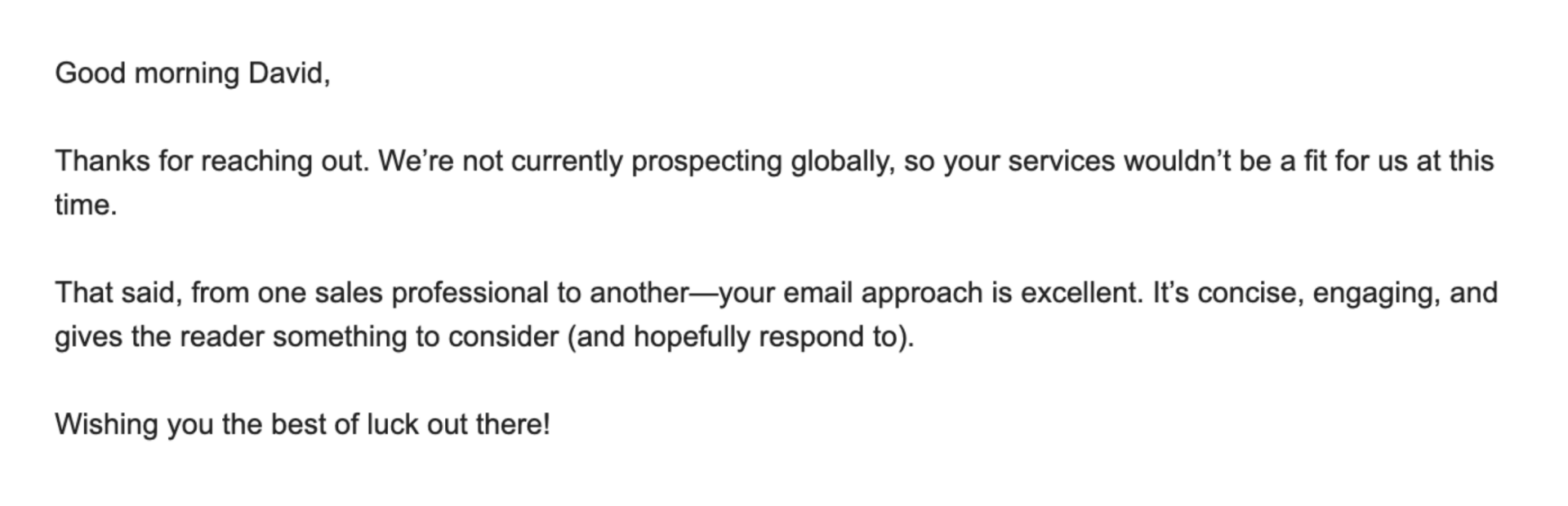 AiSDR email for the Wall of Love page - 39