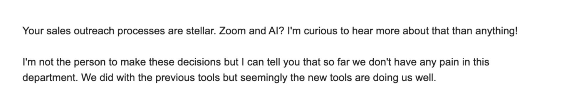 AiSDR email for the Wall of Love page - 29