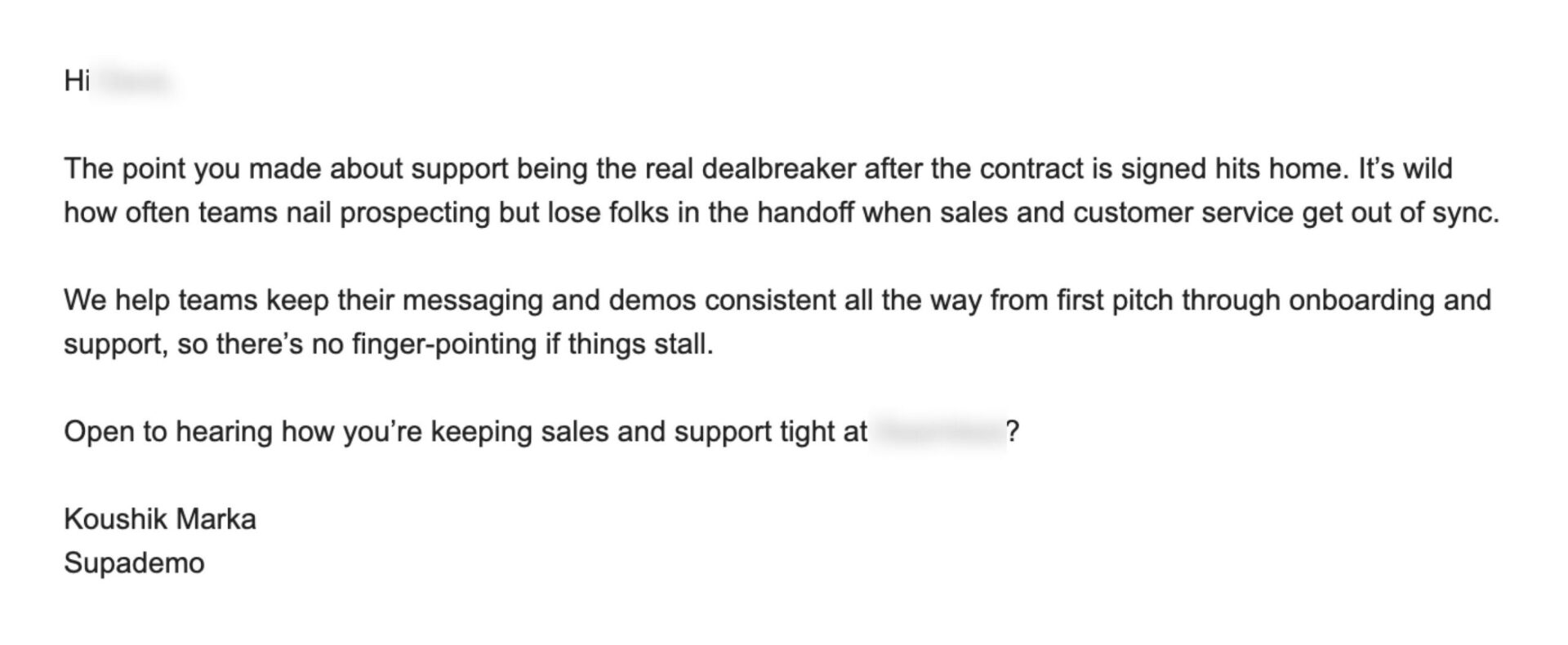 AiSDR email for the Wall of Love page - 26