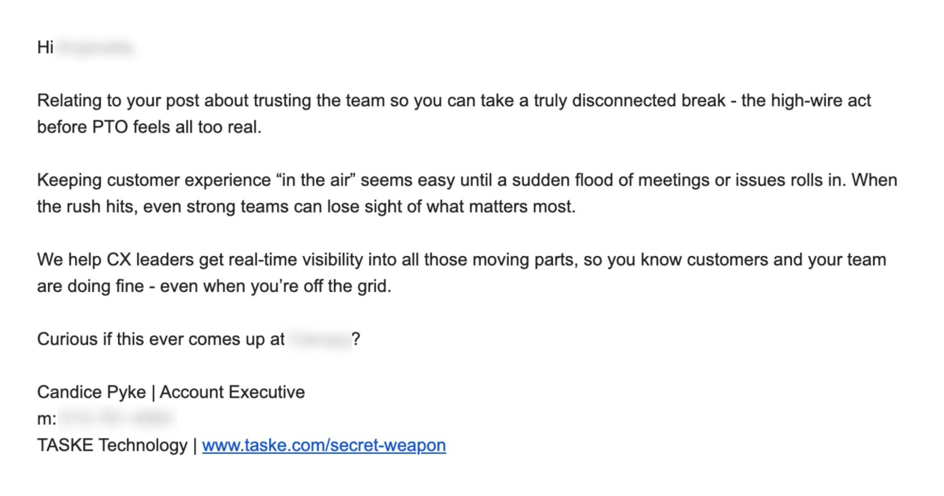 AiSDR email for the Wall of Love page - 22