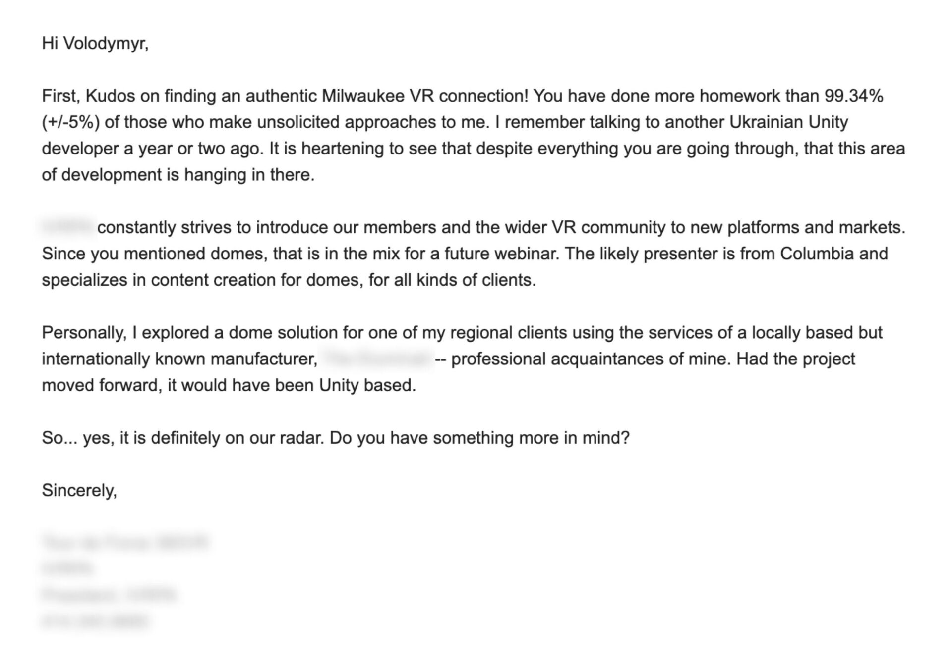 AiSDR email for the Wall of Love page - 10 upd