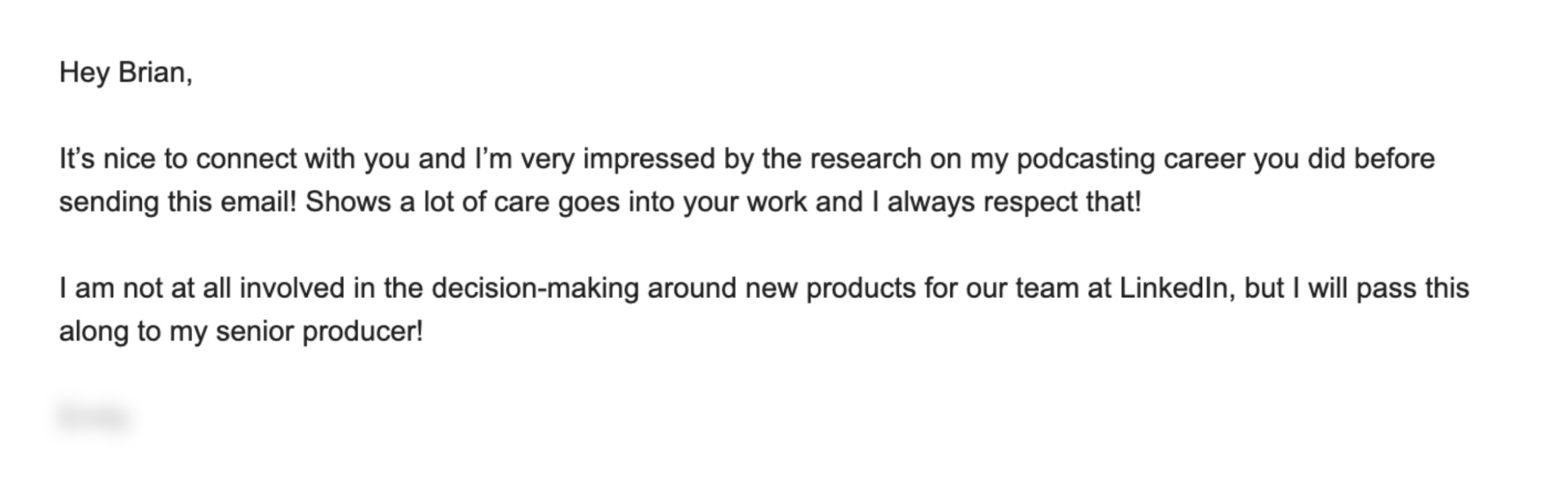 AiSDR email for the Wall of Love page - 6 upd