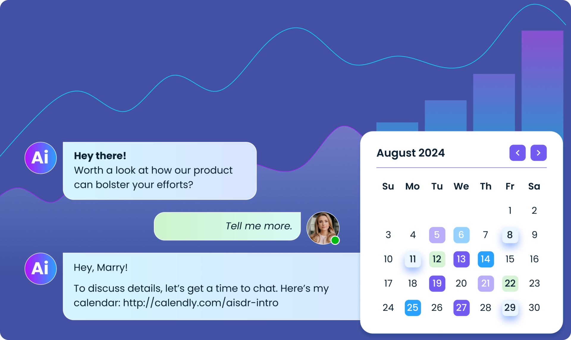Illustration for AiSDR comparison pages - 5