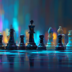 Chessboard representing AiSDR's AI Strategist 3.0