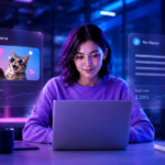 Side-by-side comparison of an AI-generated meme cold email and a plain-text version | version 3